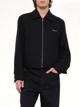 Wool Blouson in Black