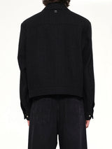 Wool Blouson in Black