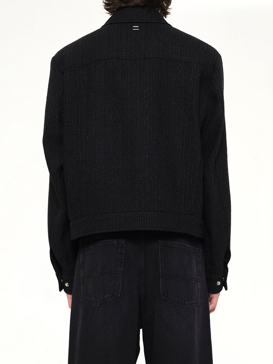 Wool Blouson in Black
