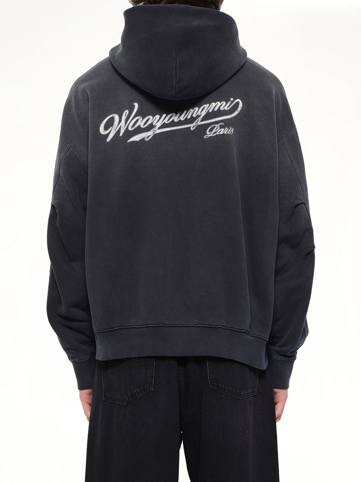 Wooyoungmi Paris Zip Hoodie in Navy