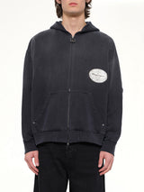 Wooyoungmi Paris Zip Hoodie in Navy