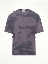 2100016 SS T-Shirt in Blue Grey