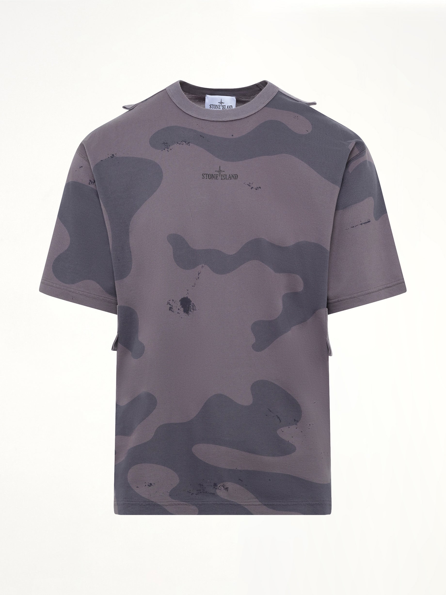 2100016 SS T-Shirt in Blue Grey