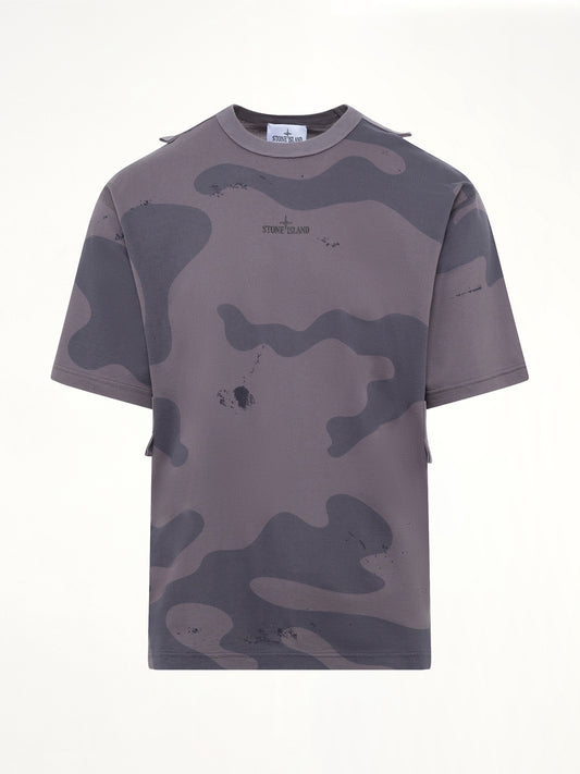 2100016 SS T-Shirt in Blue Grey