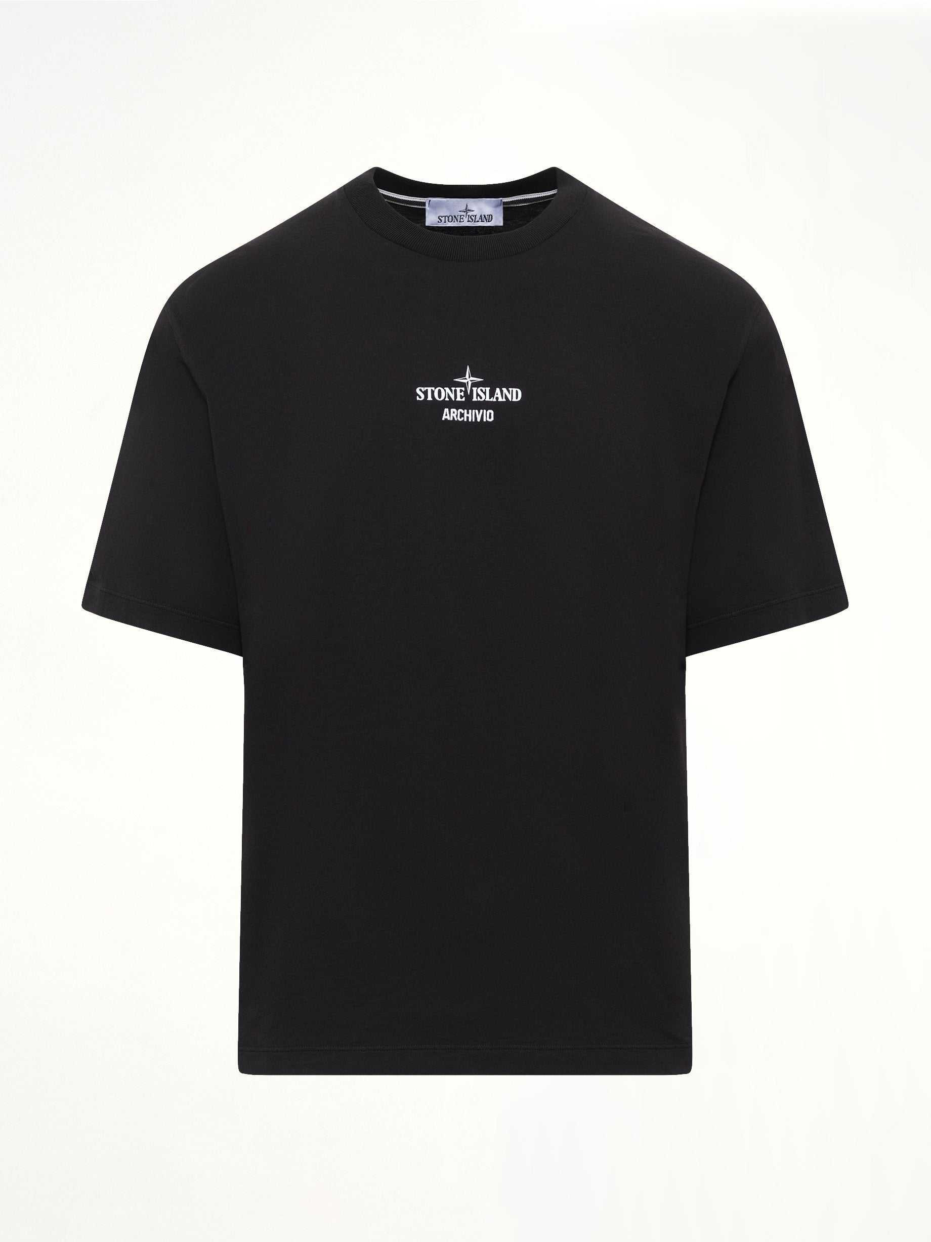 STONE ISLAND 2100023 SS T-Shirt in Black Product Photo from MARAIS