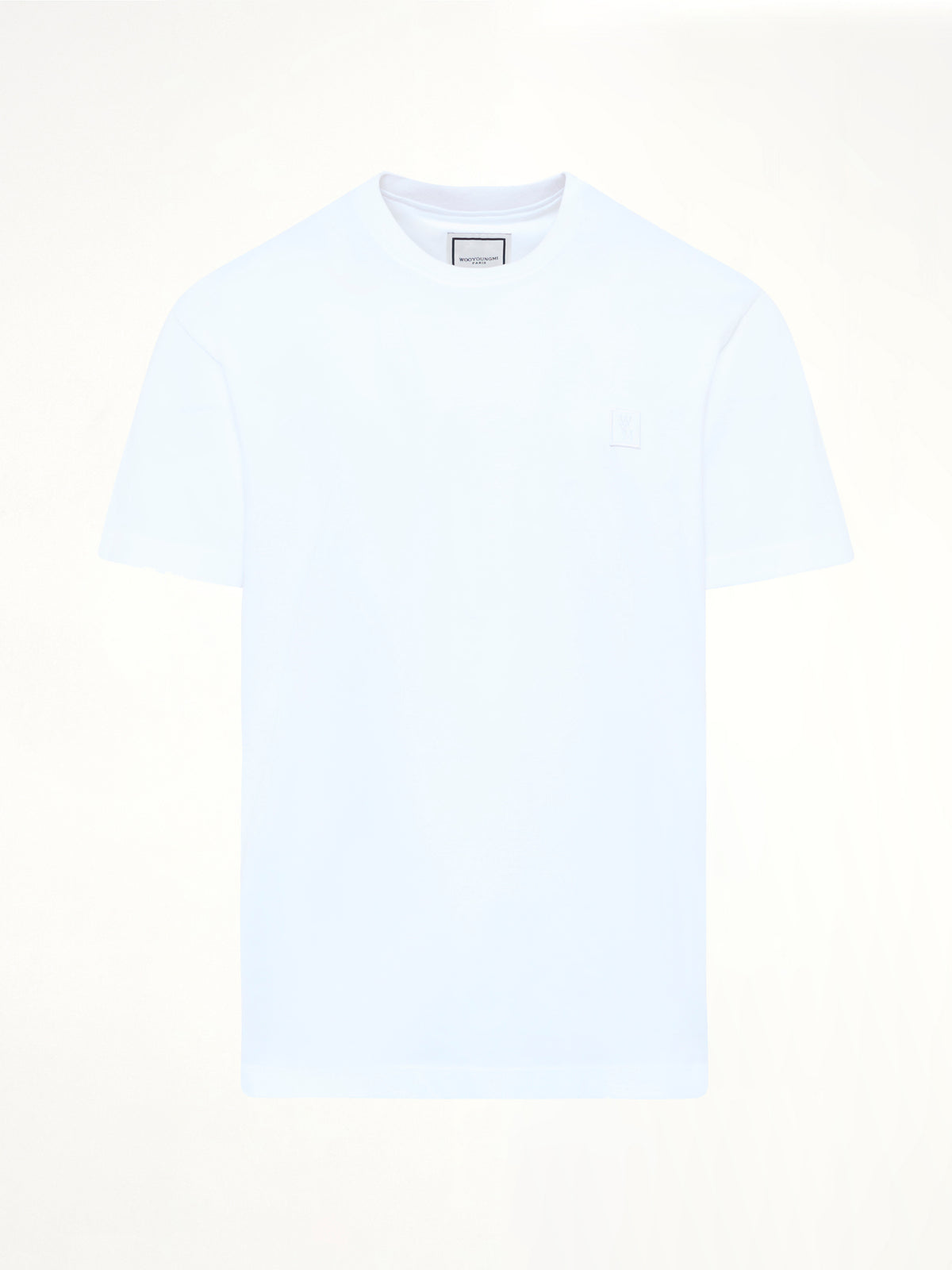 Flower Back Print T-Shirt in White