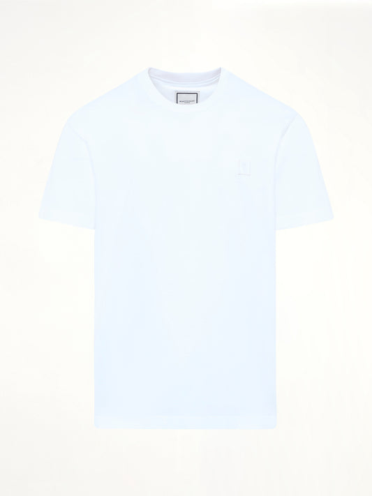 Flower Back Print T-Shirt in White