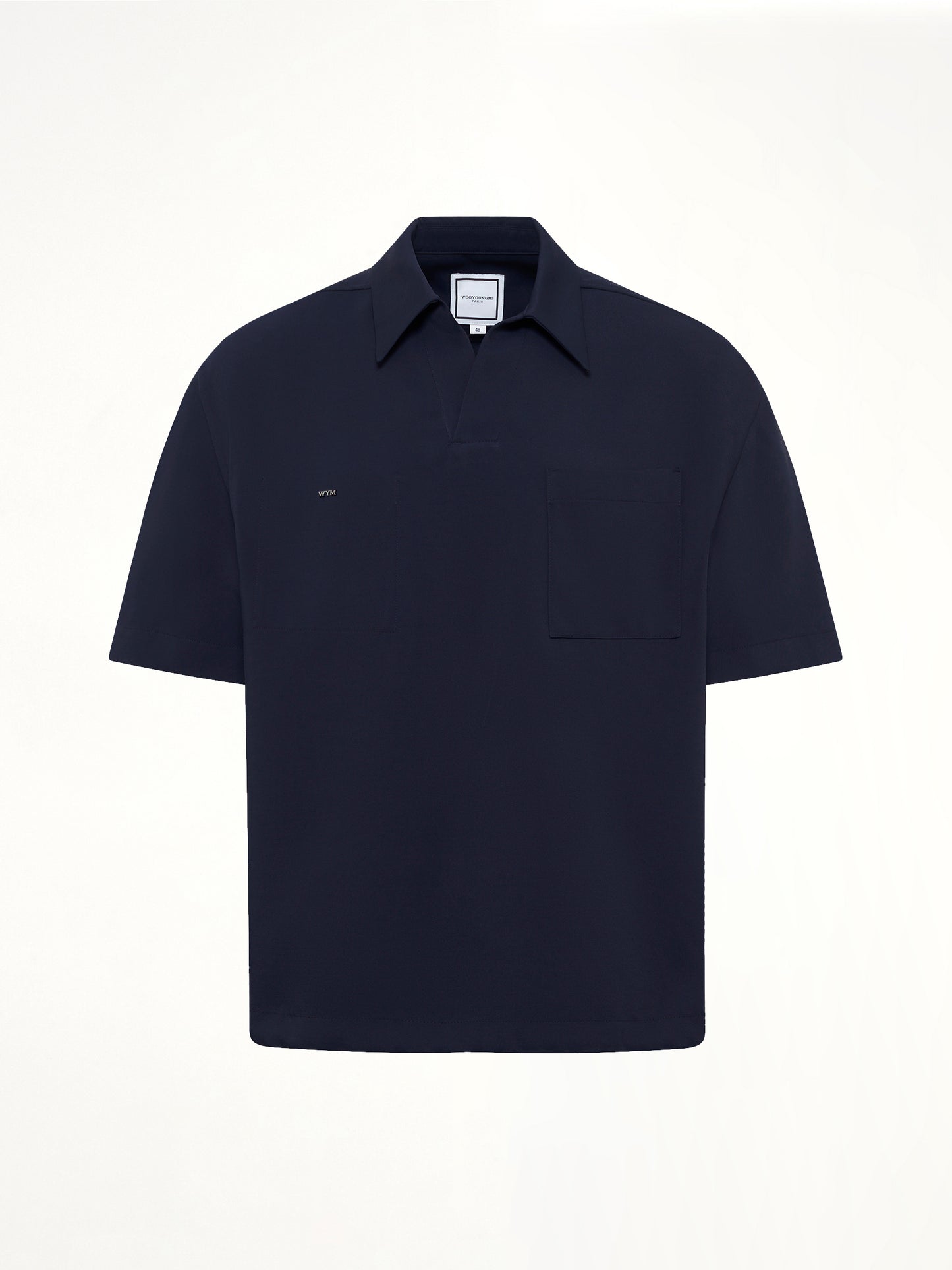 Half Sleeve Polo in Navy