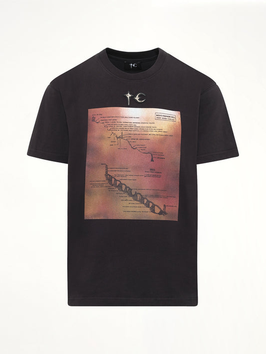 Men's Fashion Hell T-Shirt in Black
