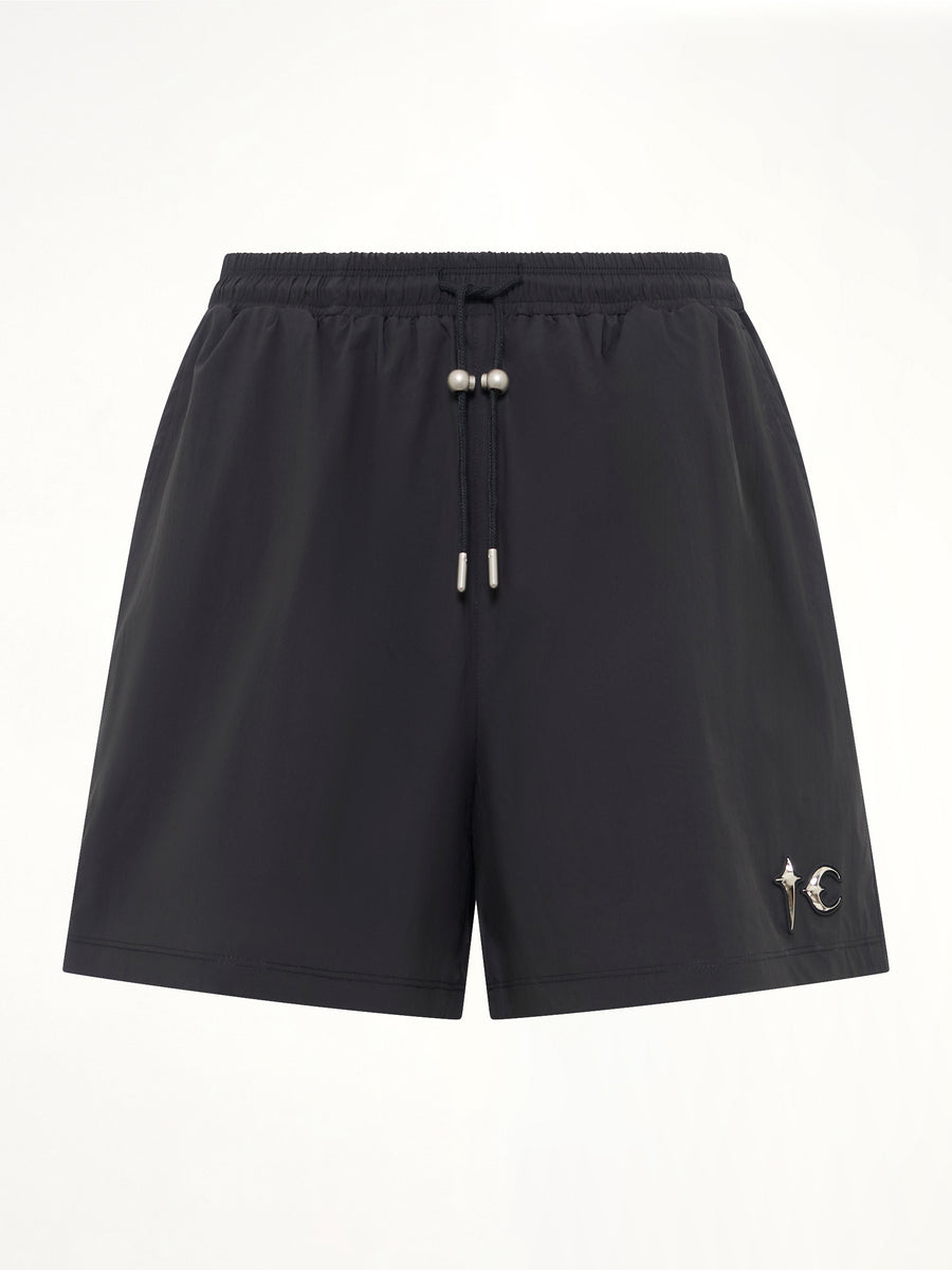 TC Riding Skull Hybrid Shorts in Black