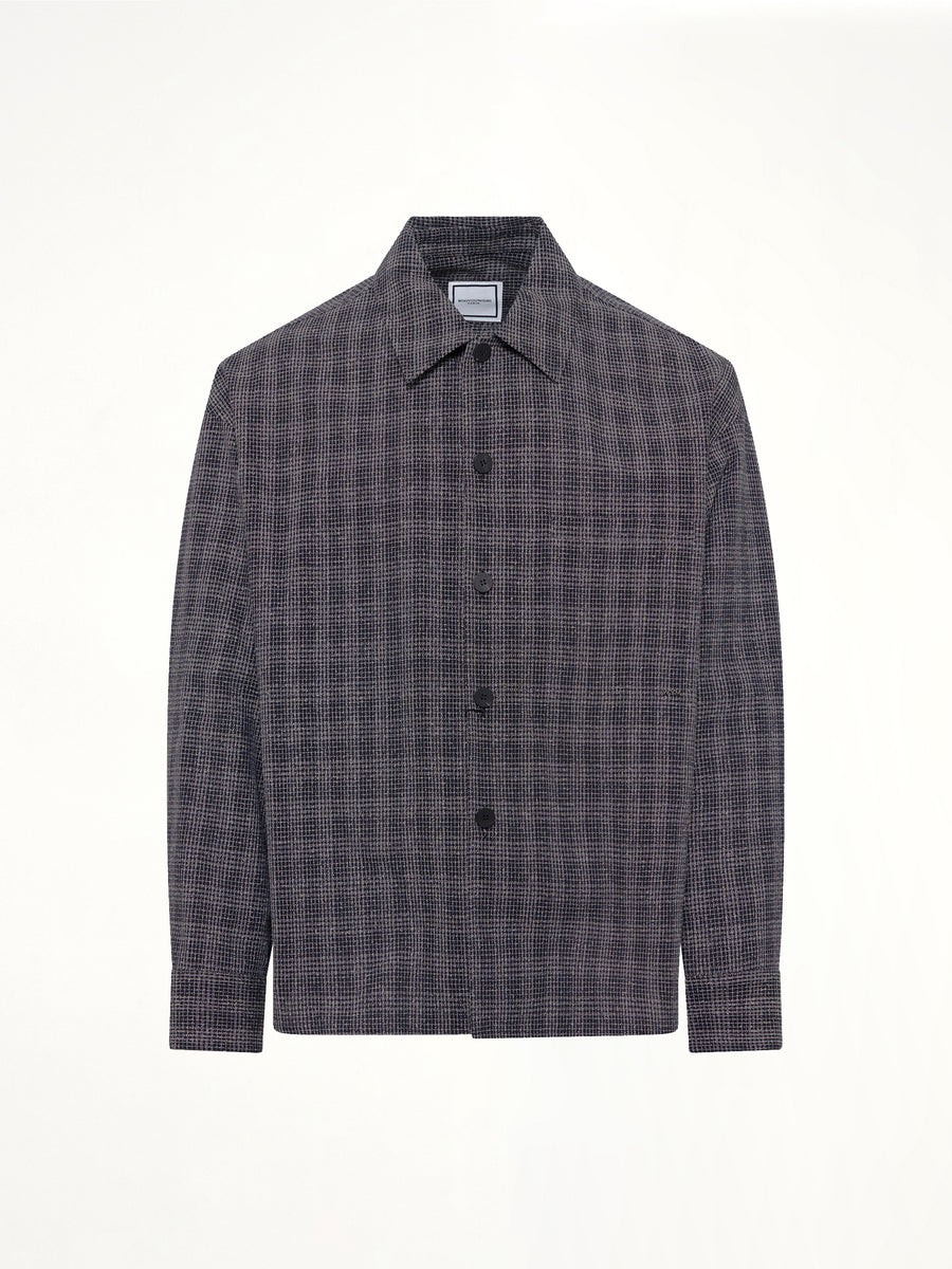 Tweed Shirt in Black