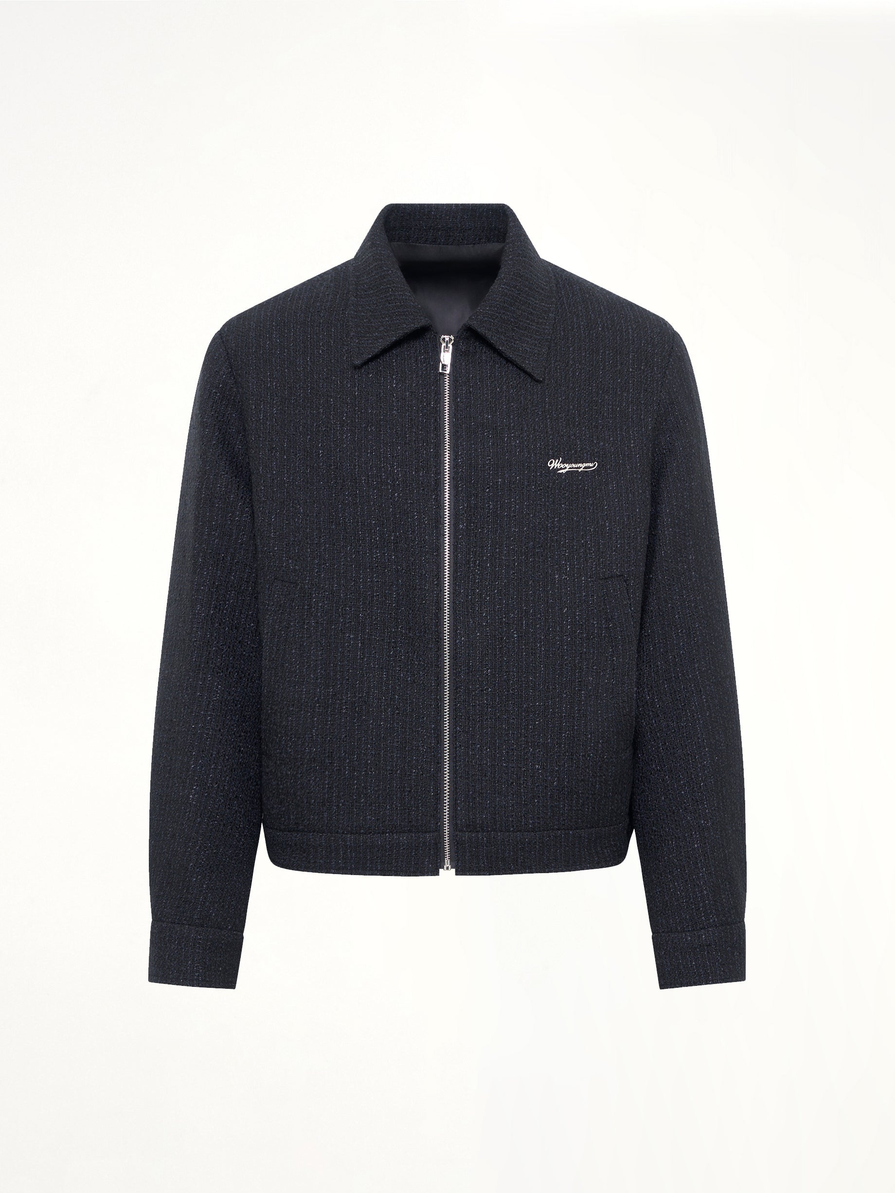 WOOYOUNGMI , 
, Wool Blouson in Black Product Photo from MARAIS