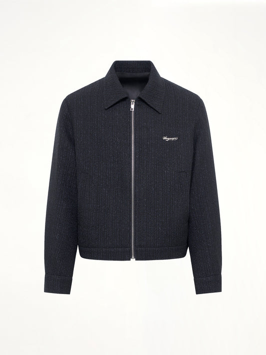 Wool Blouson in Black