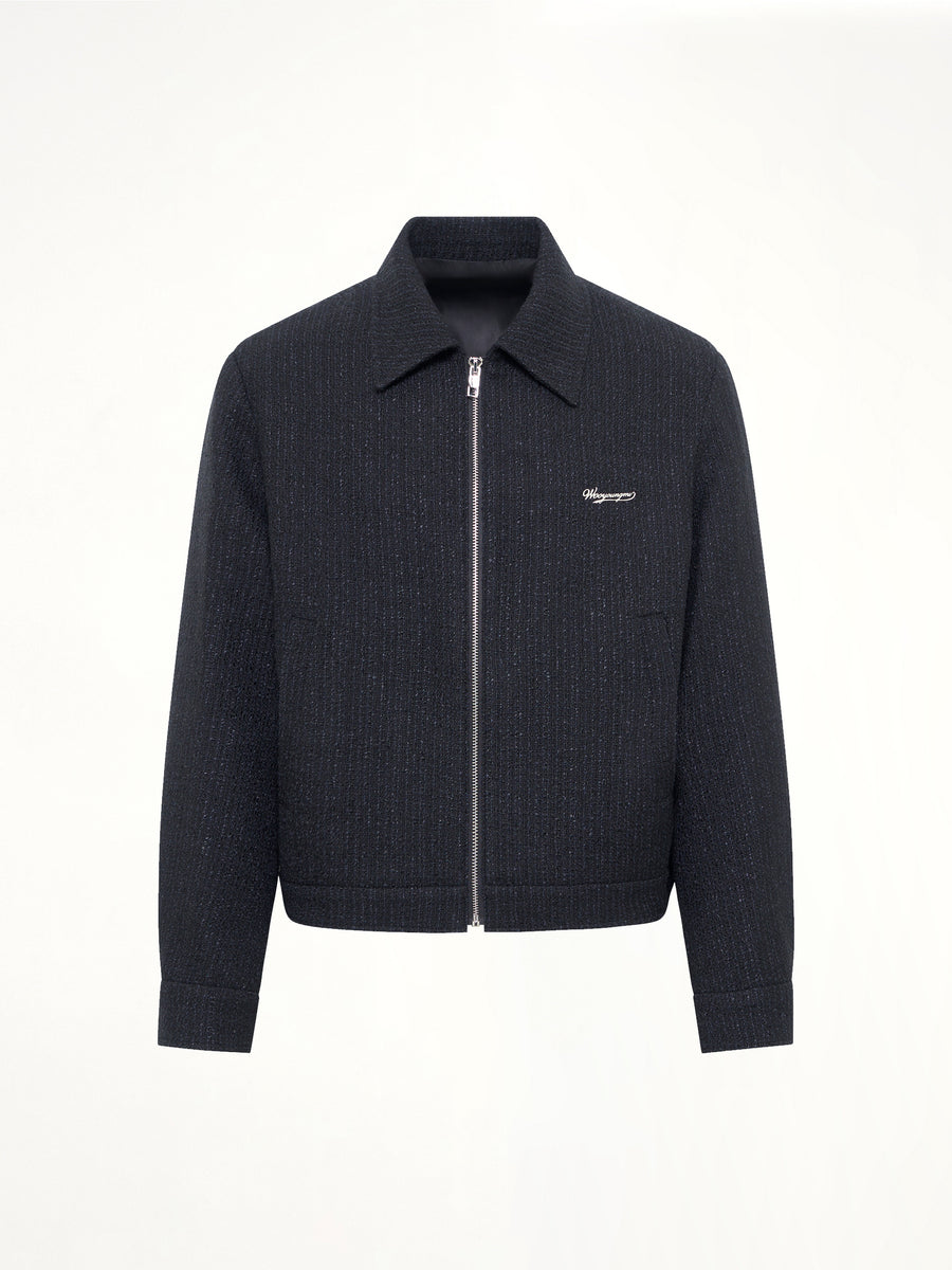 Wool Blouson in Black