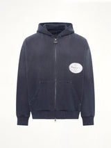 Wooyoungmi Paris Zip Hoodie in Navy