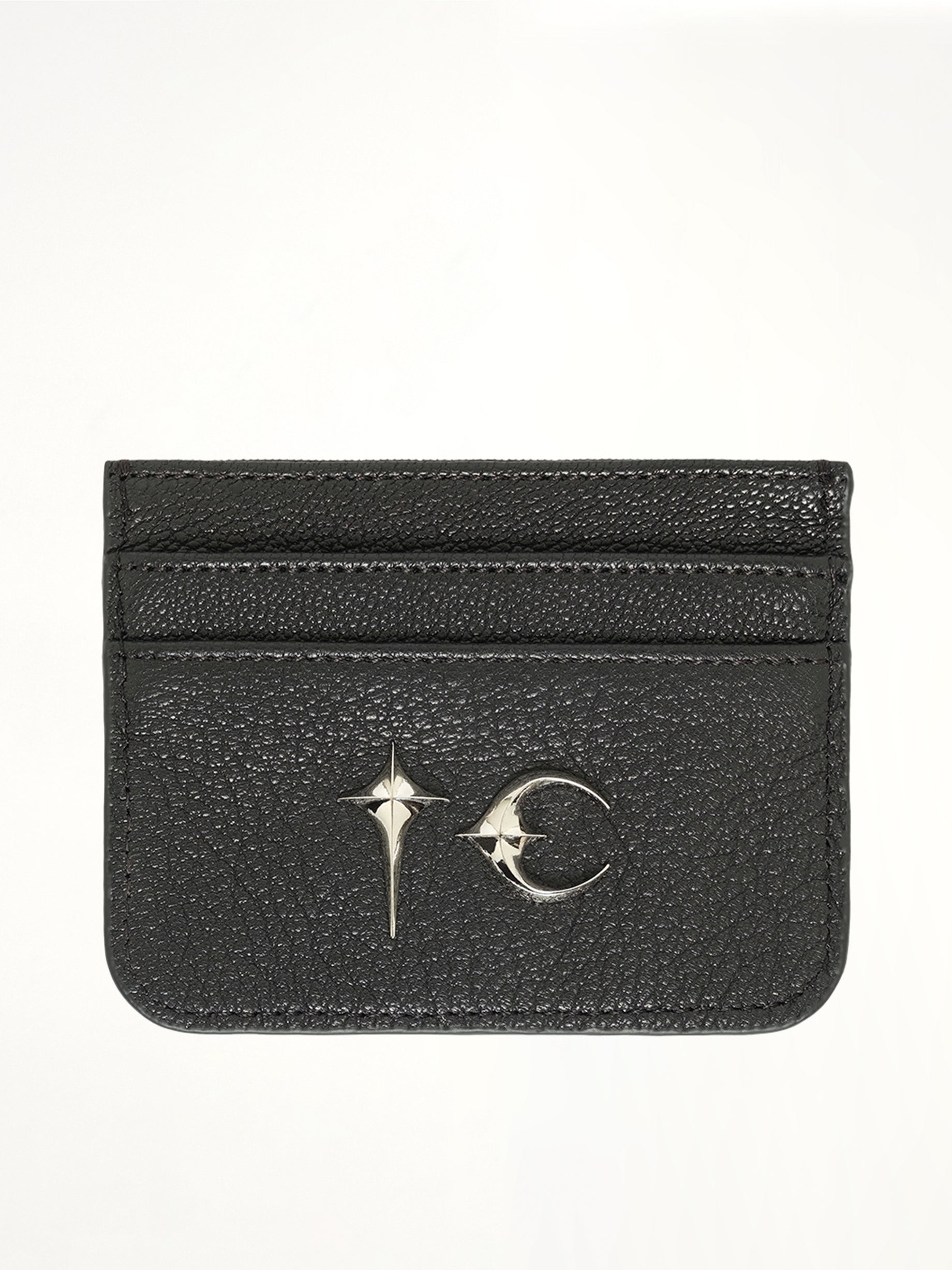 TC Leather Card Holder in Black