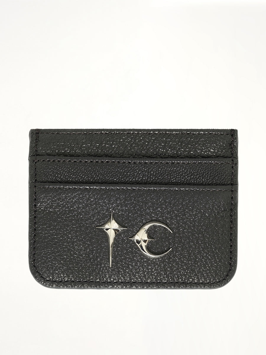 TC Leather Card Holder in Black