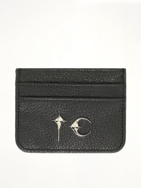 TC Leather Card Holder in Black