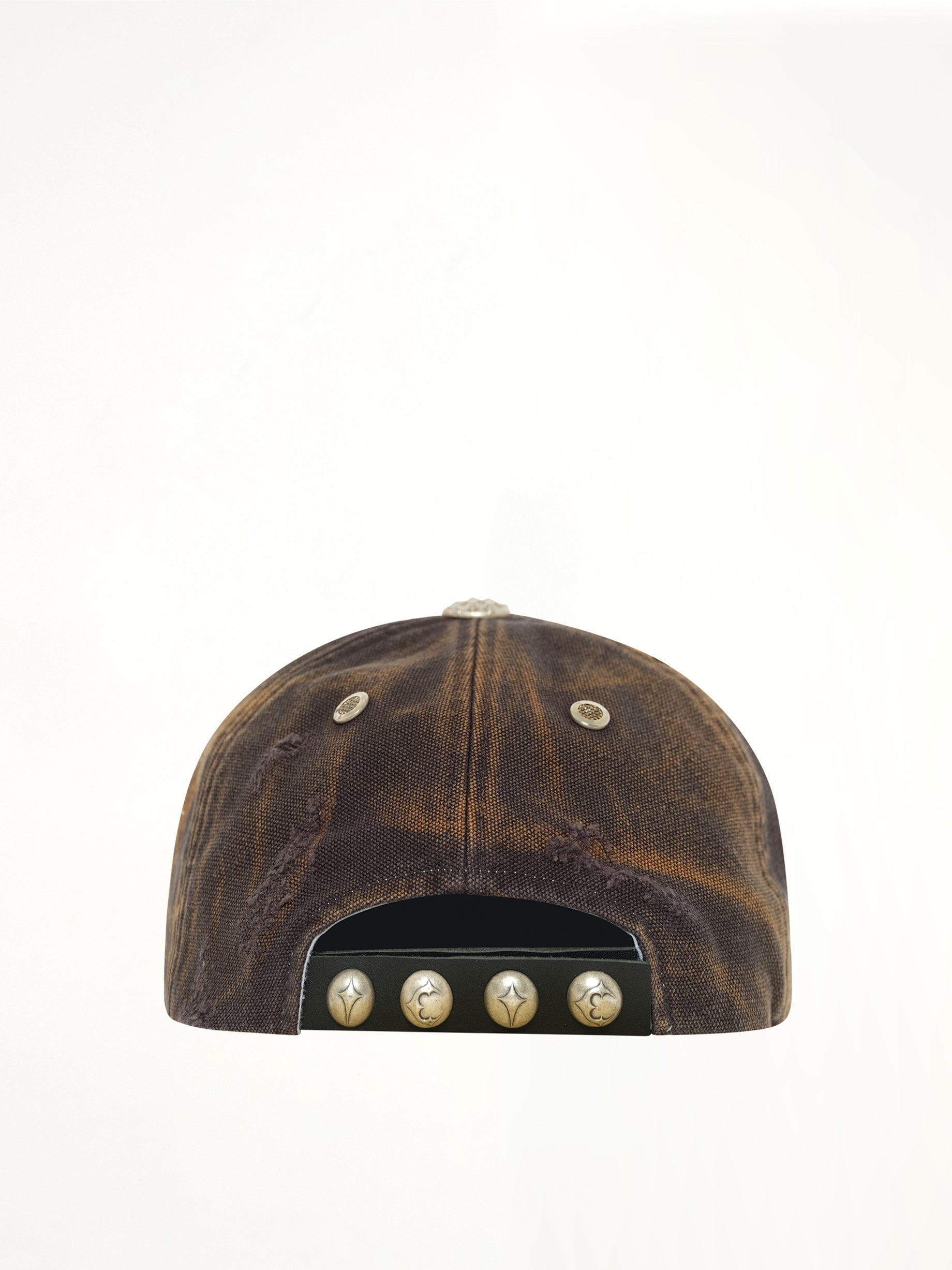 TC Two Tone Washed Cap in Rust Black