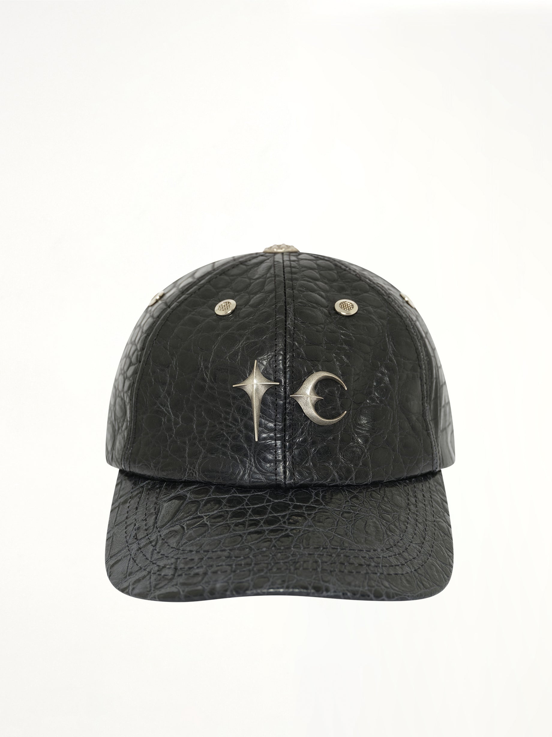 TC Vintage Crocodile Cap in Black