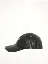 TC Vintage Crocodile Cap in Black
