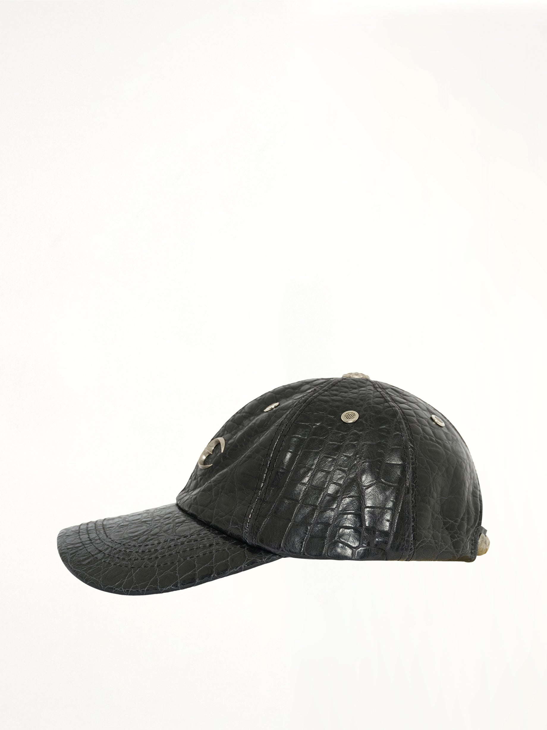 TC Vintage Crocodile Cap in Black