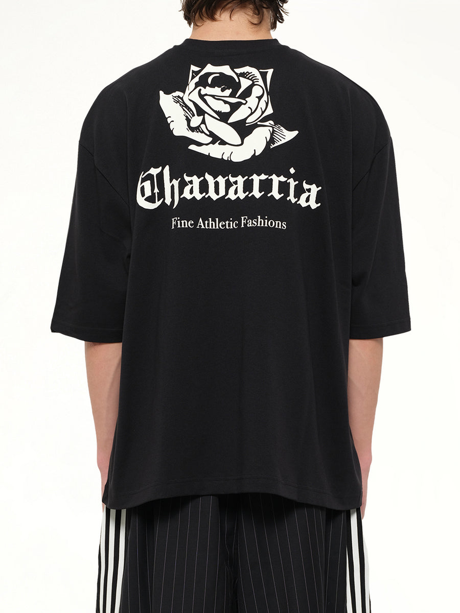 Adidas x Chavarria Logo SS T-Shirt in Black