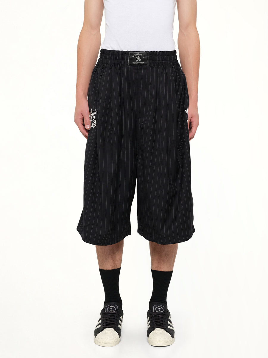 Adidas x Chavarria Pinstripe Short in Black/White