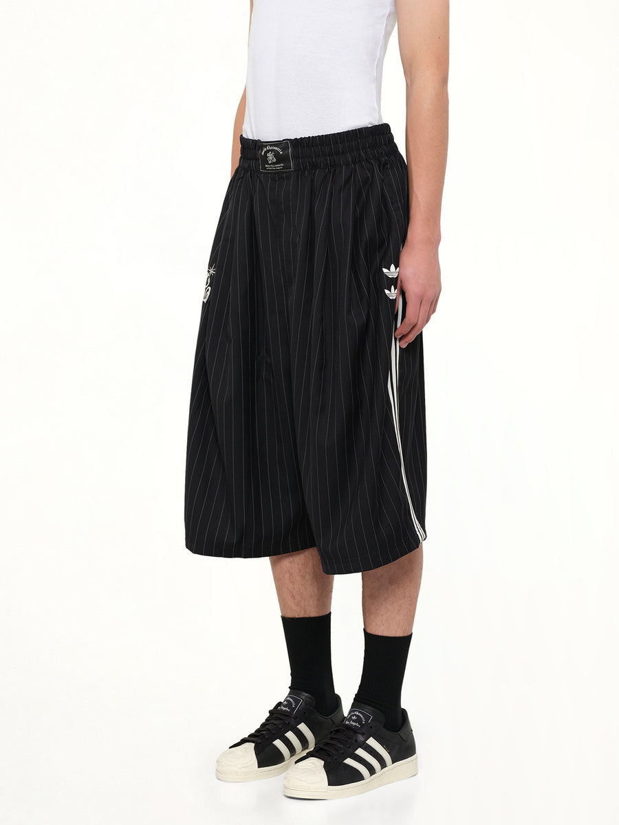 Adidas x Chavarria Pinstripe Short in Black/White