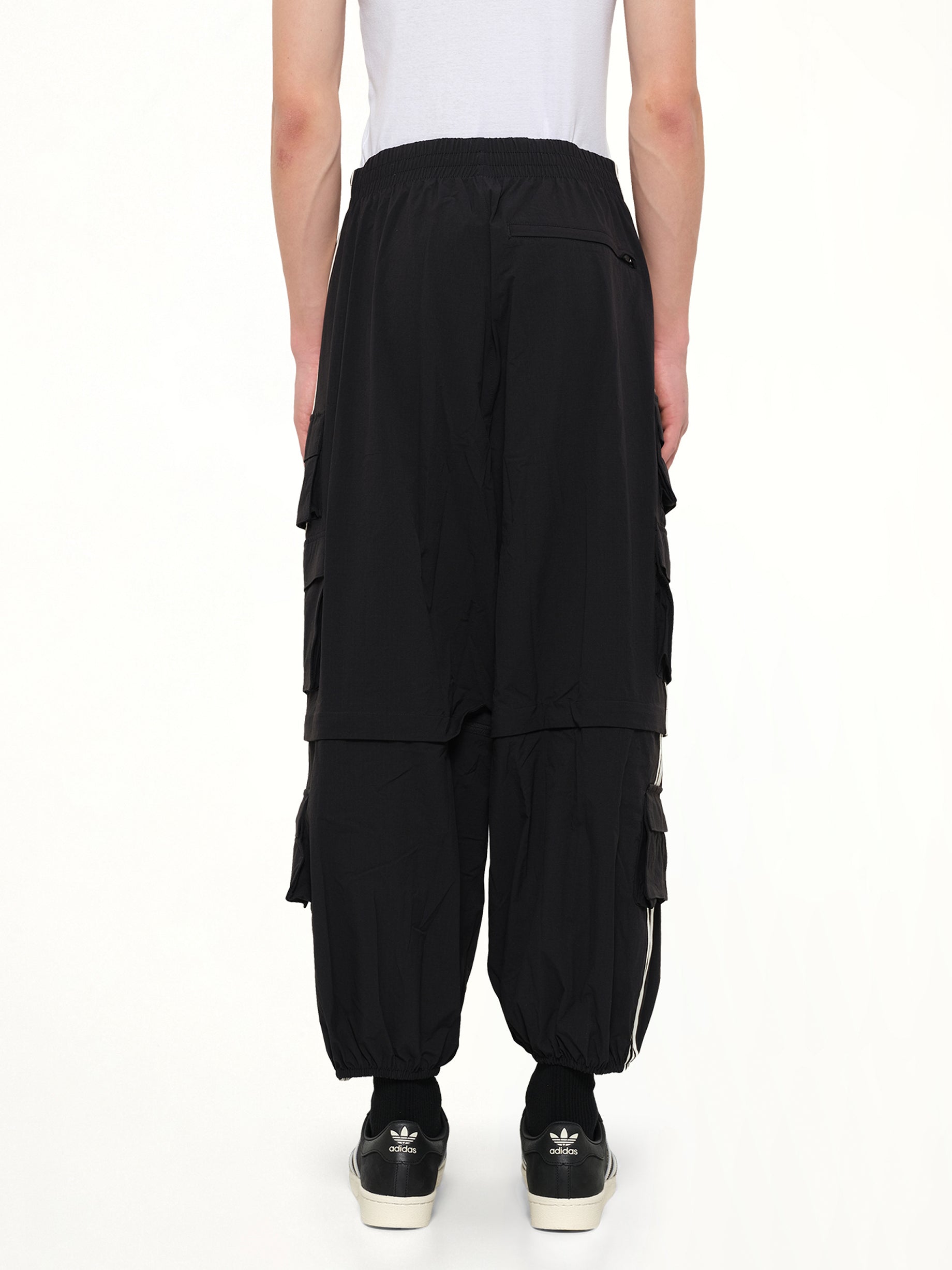 WILLY CHAVARRIA , Adidas x WC Cargo Pant in Black Back View from MARAIS