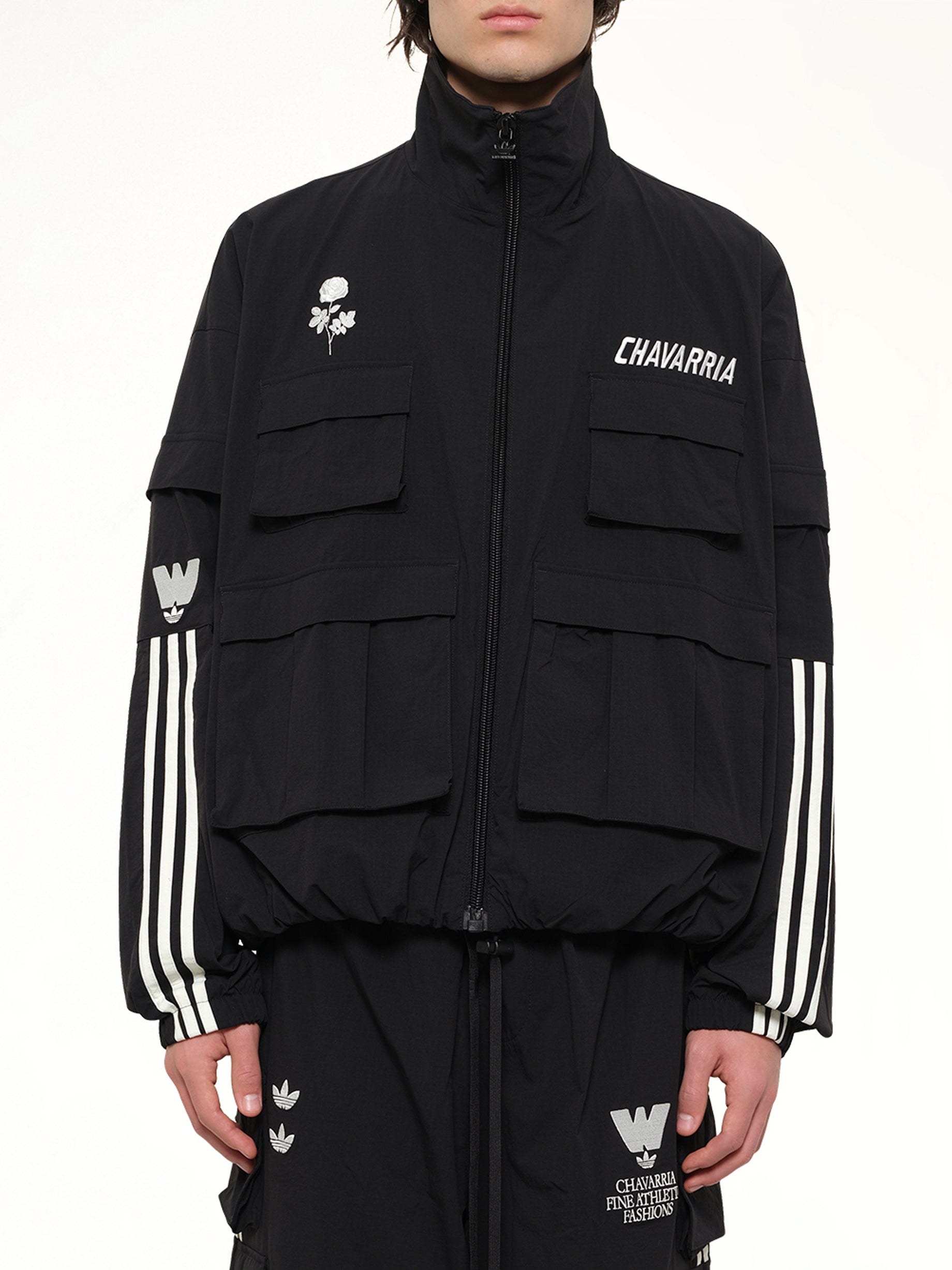 Adidas x WC Cargo Track Jacket in Black
