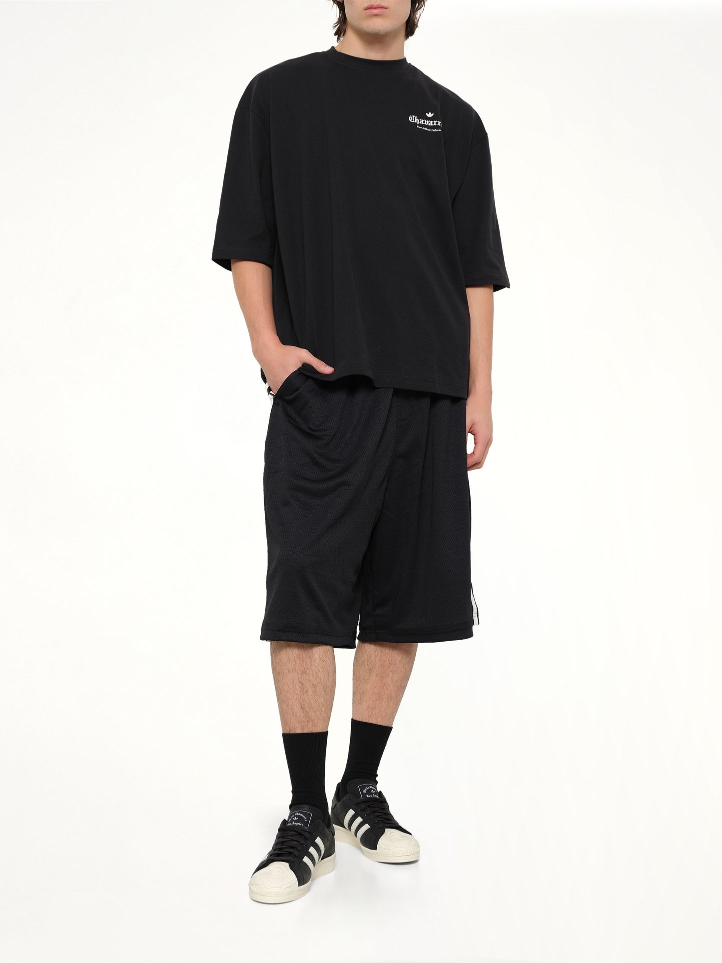 Adidas x WC Mesh Shorts in Black