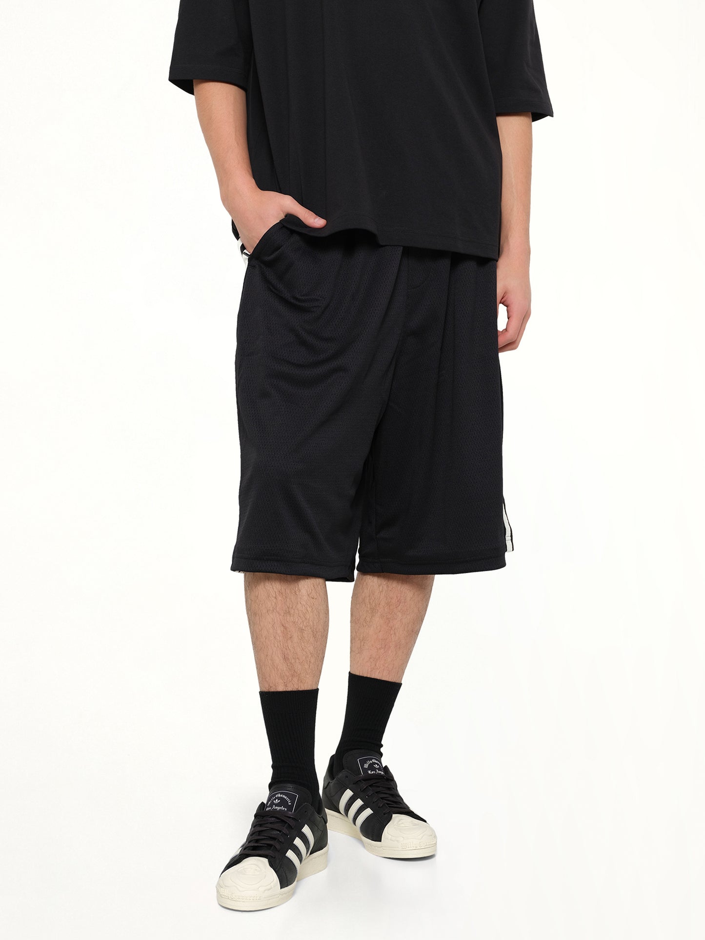 Adidas x WC Mesh Shorts in Black
