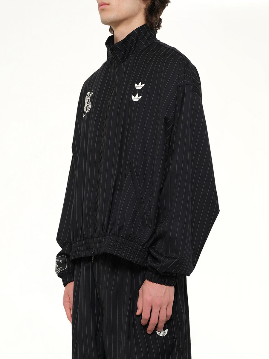 Adidas x Chavarria Pinstripe Jacket in Black/White