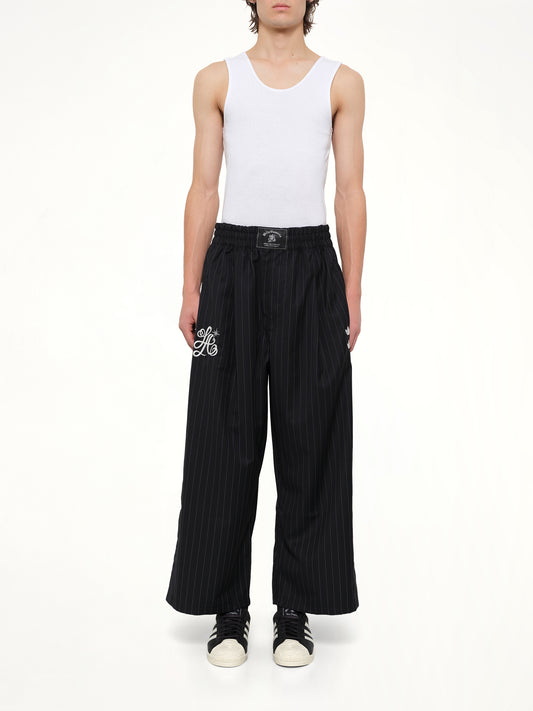 Adidas x WC Pinstripe Pants in Black/White