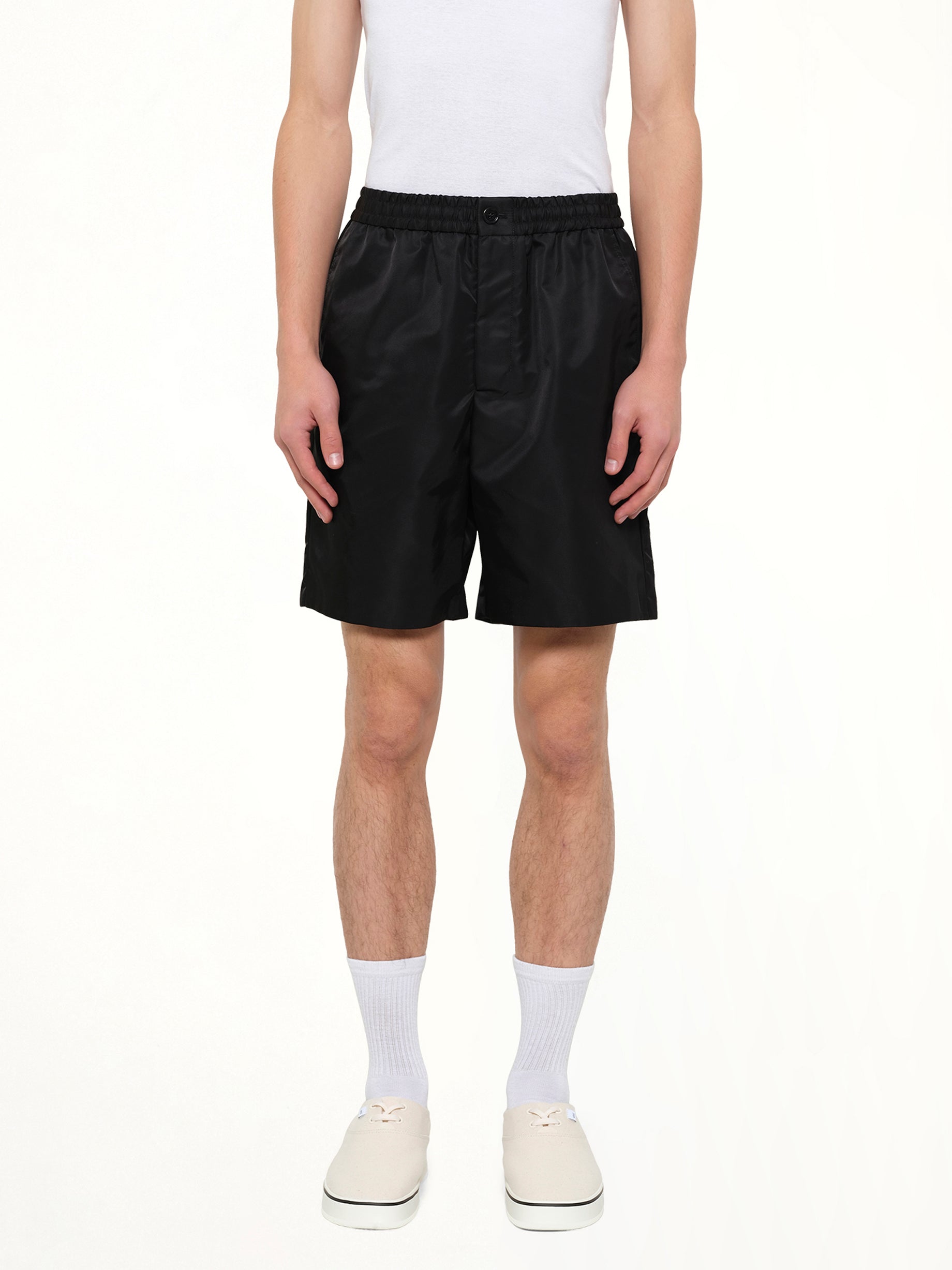 Ami De Coeur Stud Shorts in Black