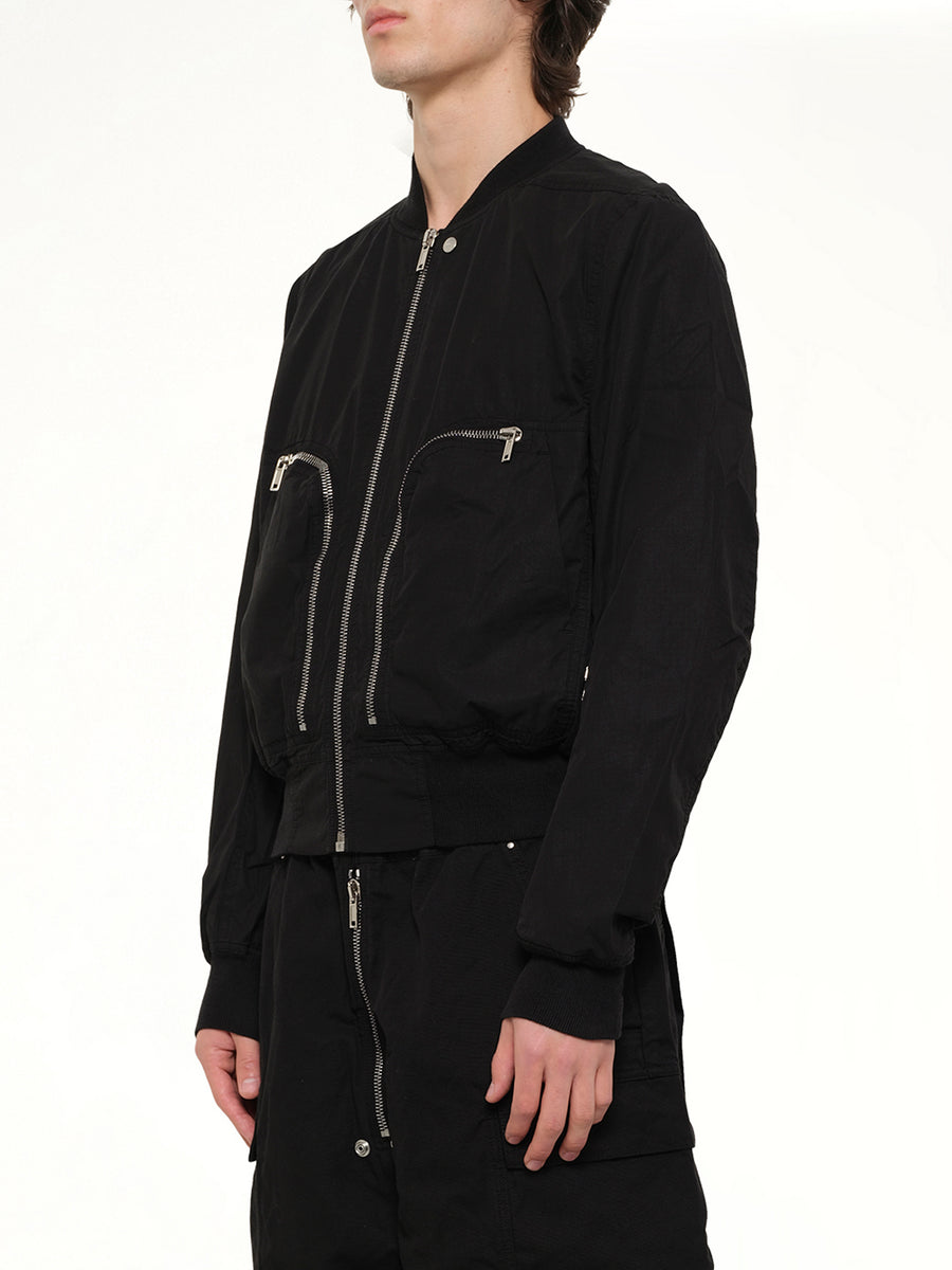 Bauhaus Flight Jacket in Black