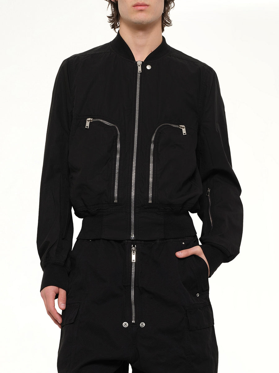 Bauhaus Flight Jacket in Black