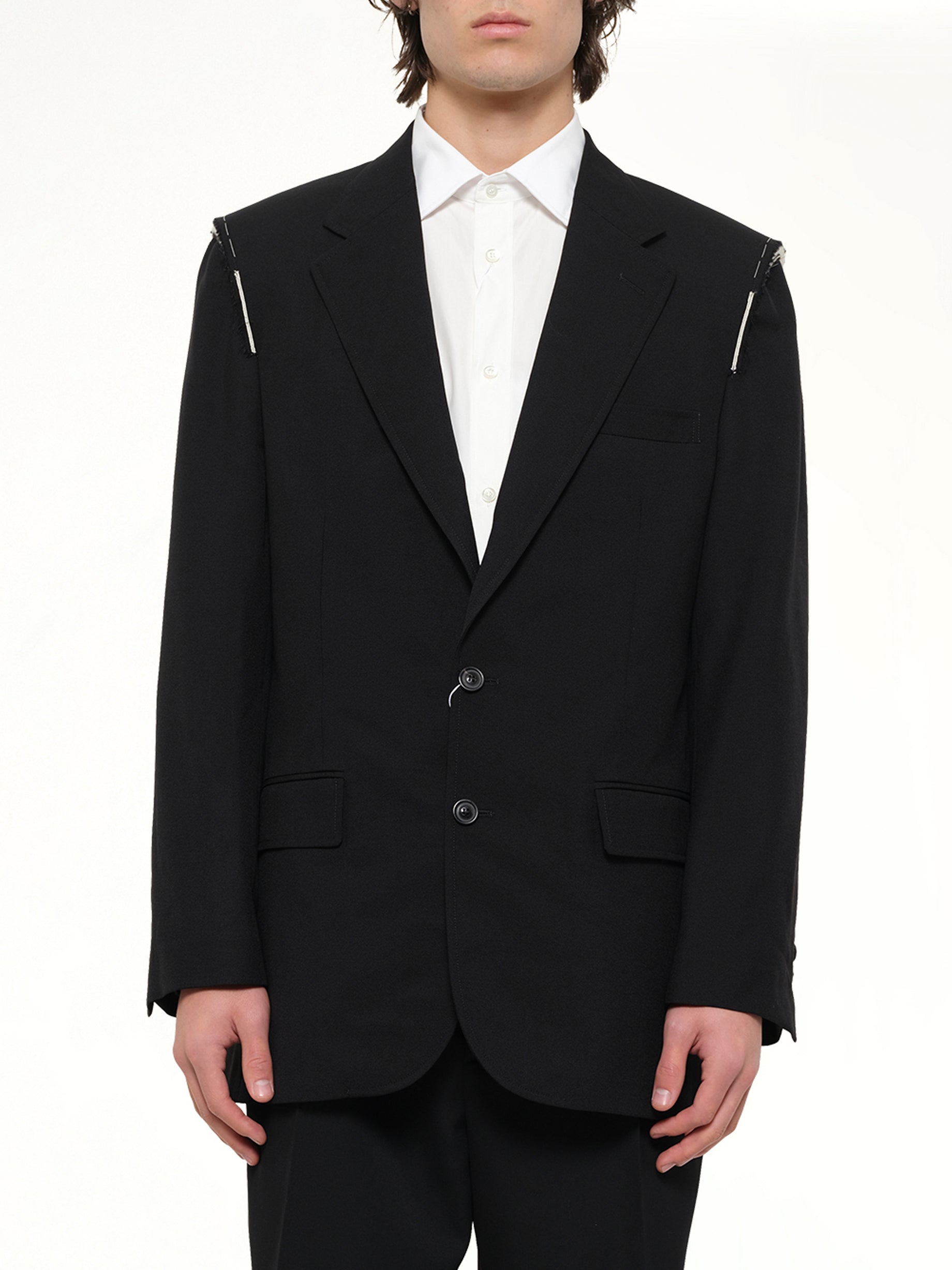 Deconstructed Jacket in Black