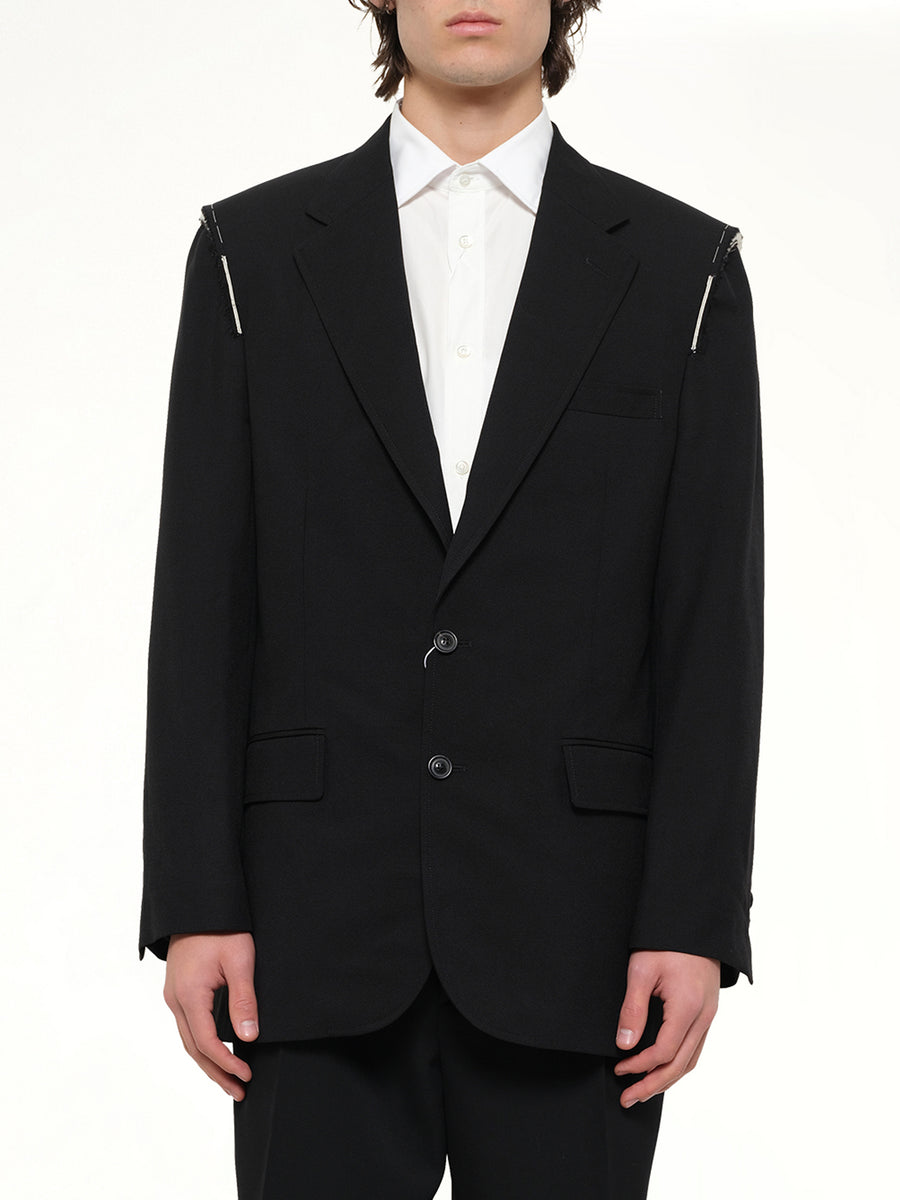 Deconstructed Jacket in Black