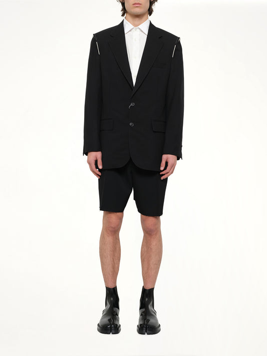 Deconstructed Jacket in Black