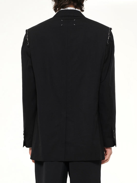 Deconstructed Jacket in Black