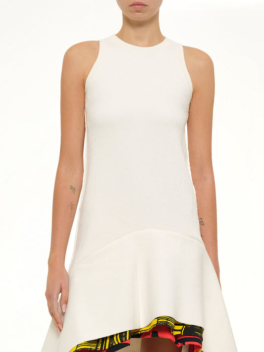 Dress in White/Multicolor