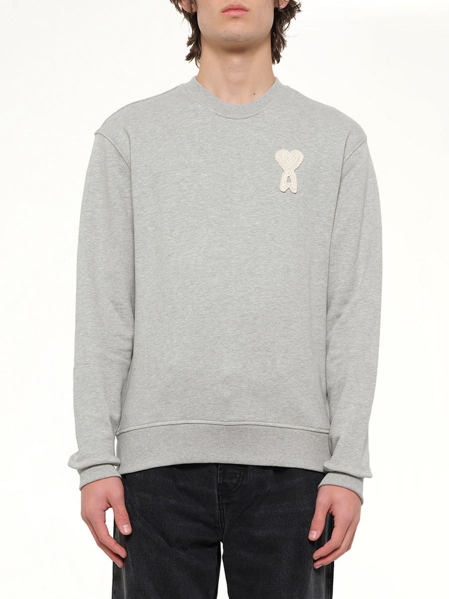 Knitted ADC Sweatshirt in Grey