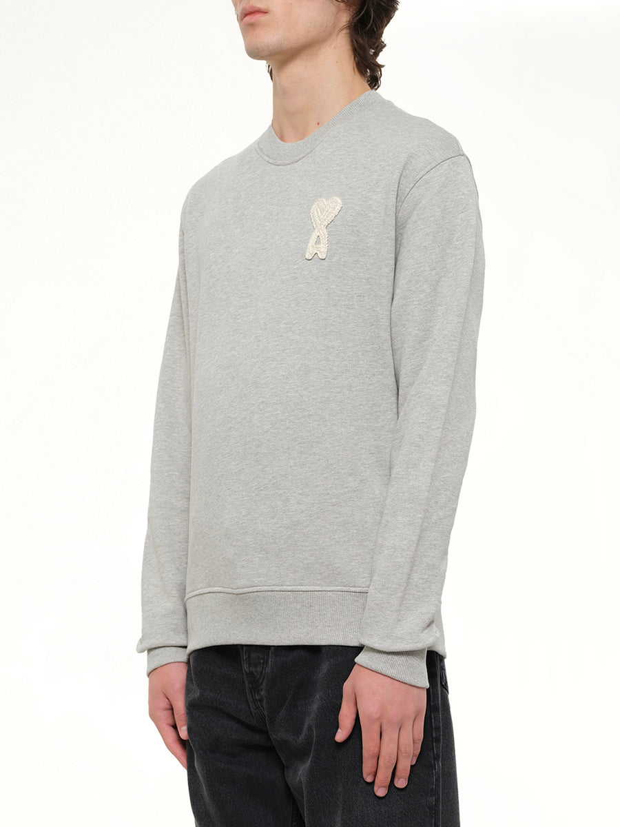 Knitted ADC Sweatshirt in Grey