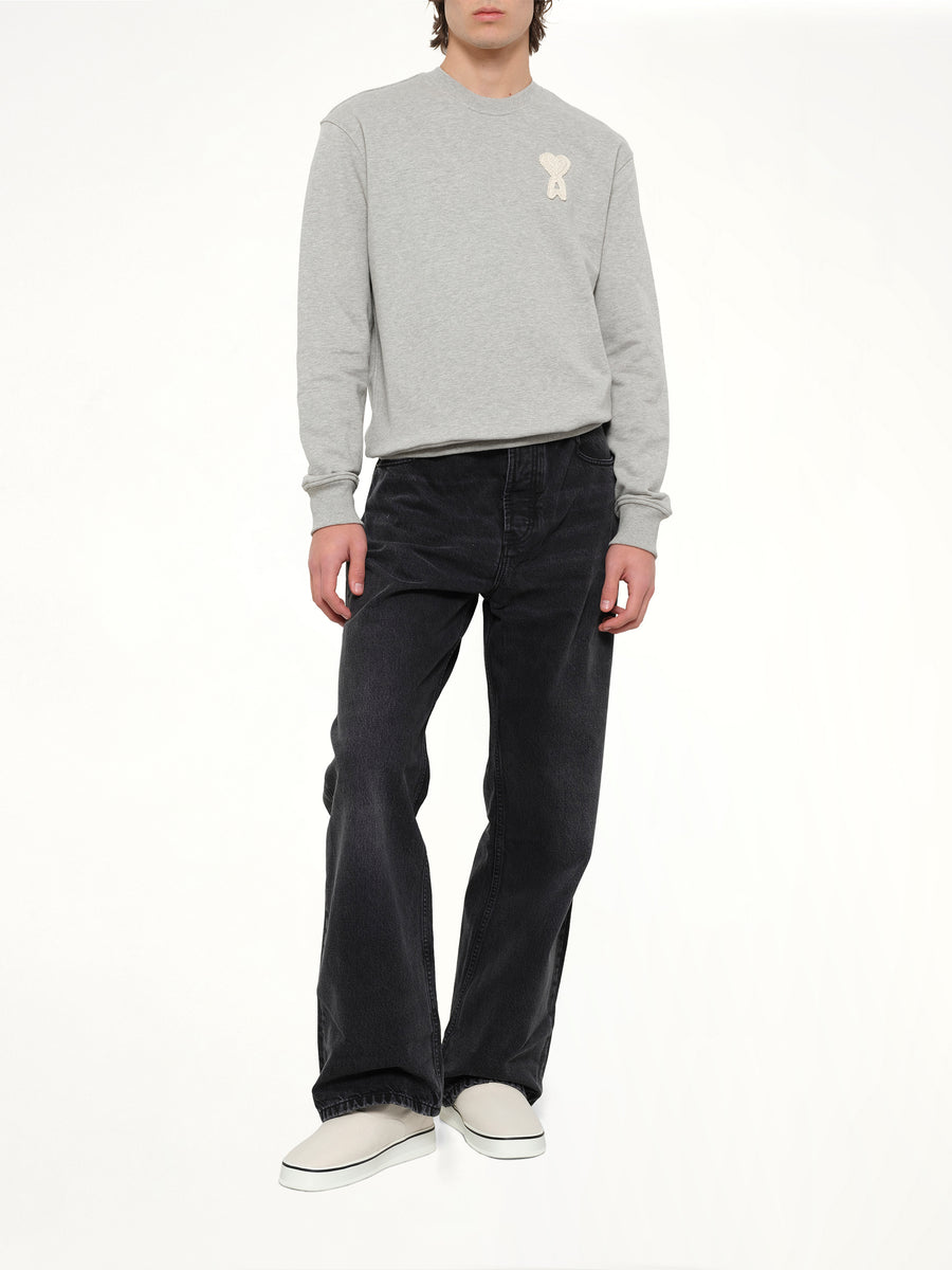 Knitted ADC Sweatshirt in Grey