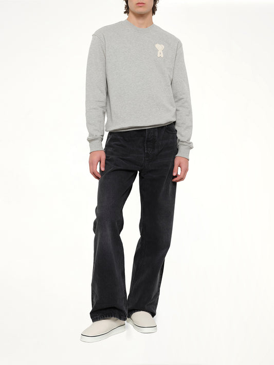 Knitted ADC Sweatshirt in Grey