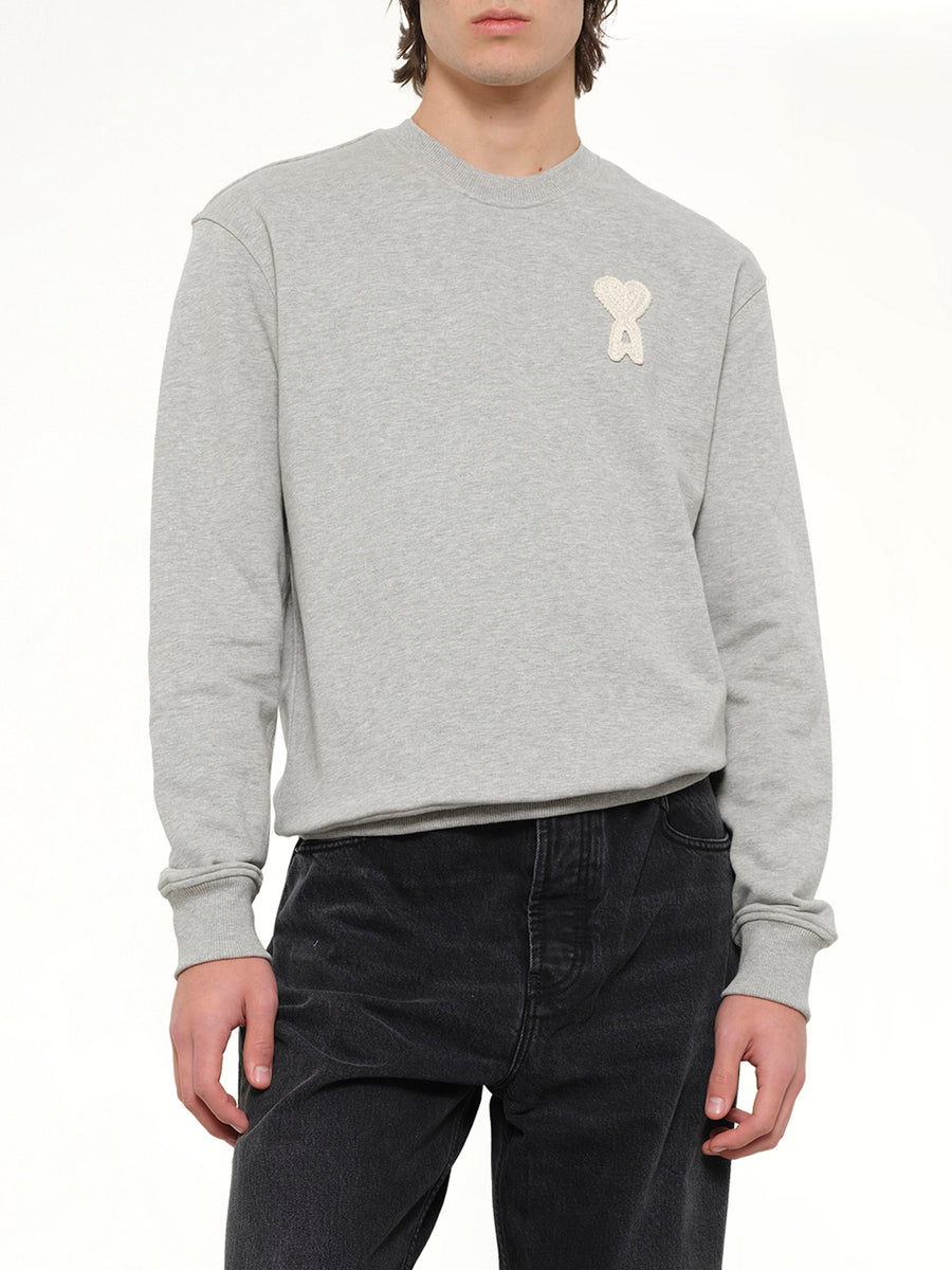 Knitted ADC Sweatshirt in Grey
