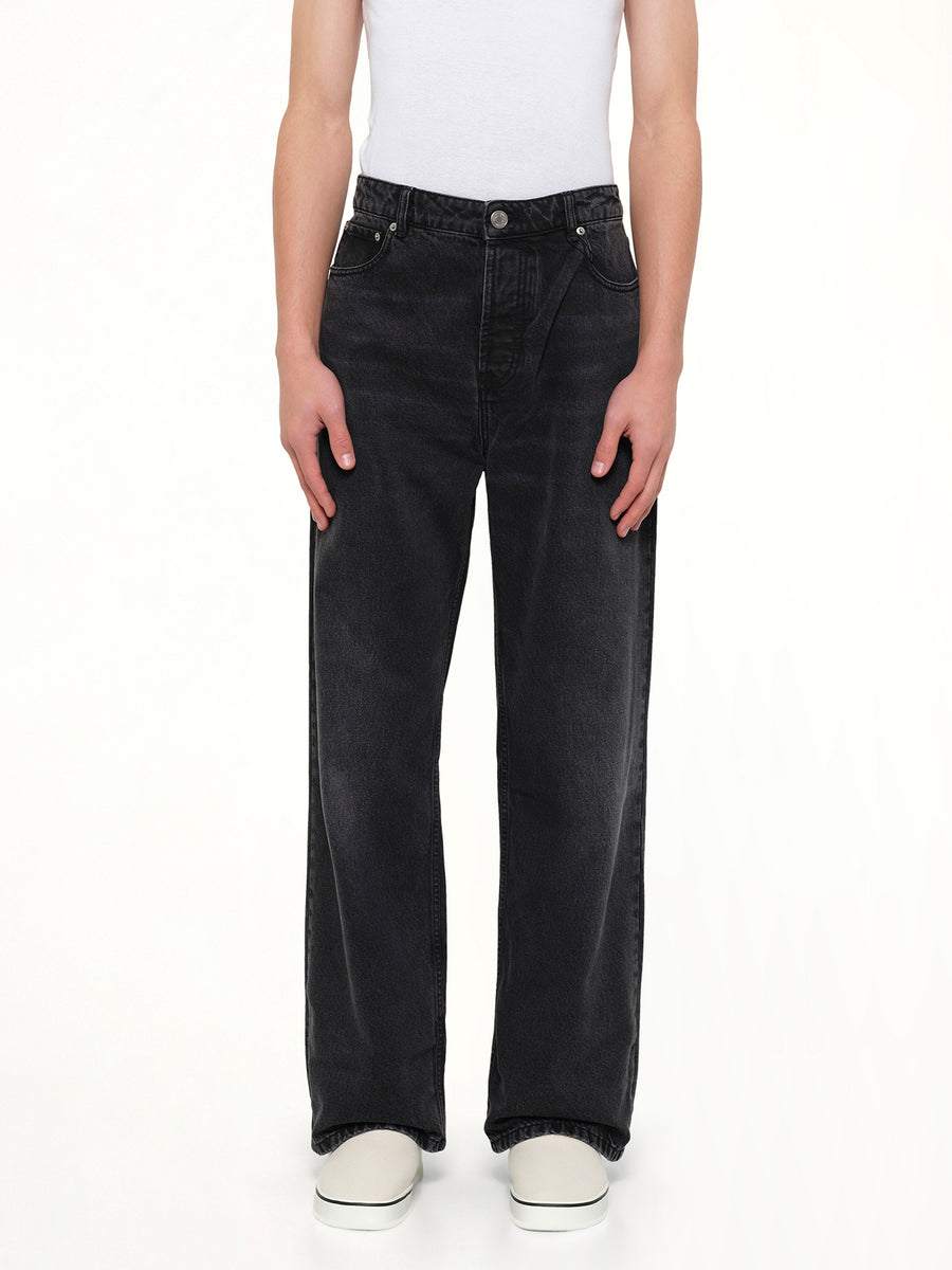 Large Fit Jeans in Black