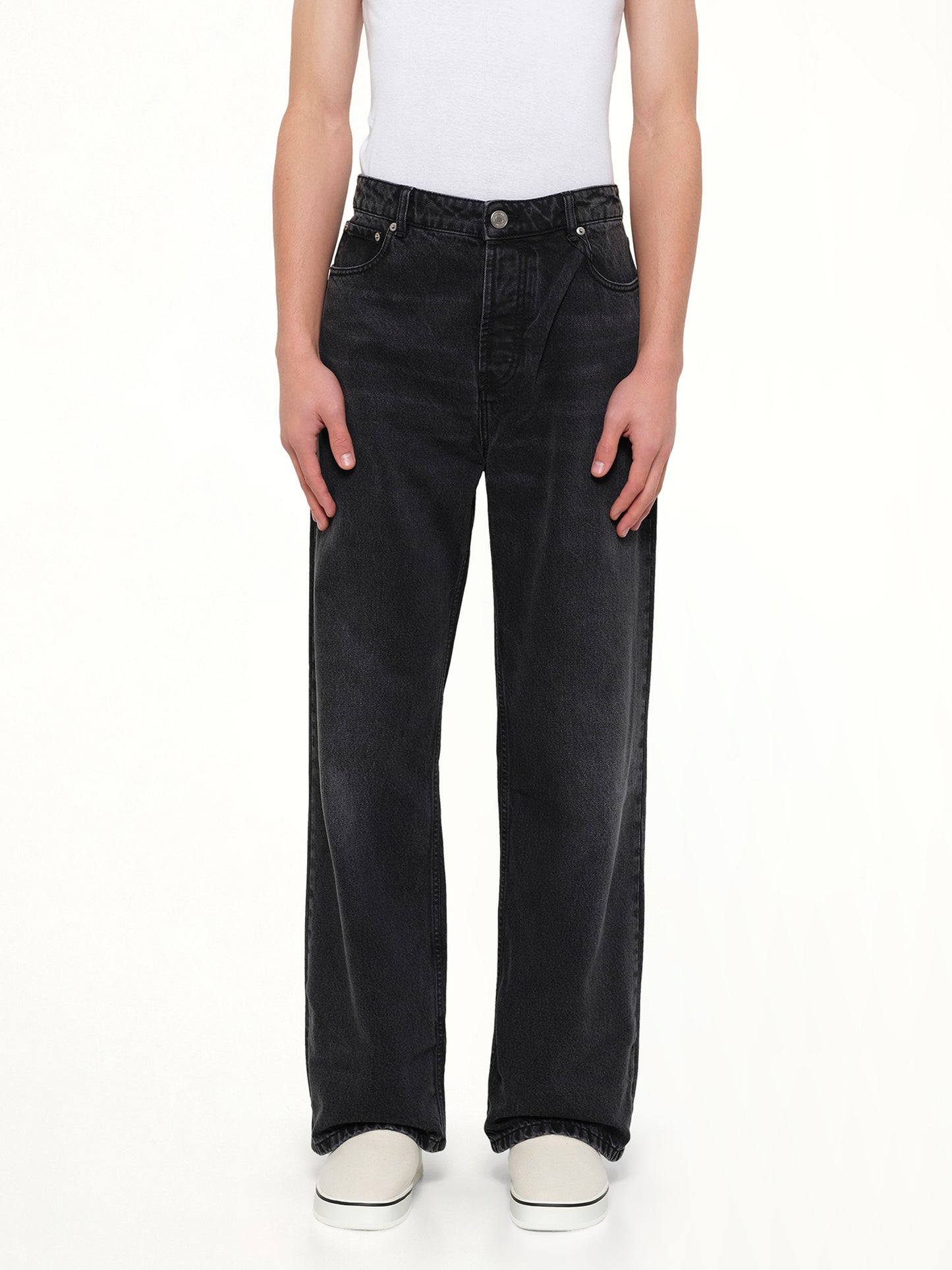 Large Fit Jeans in Black